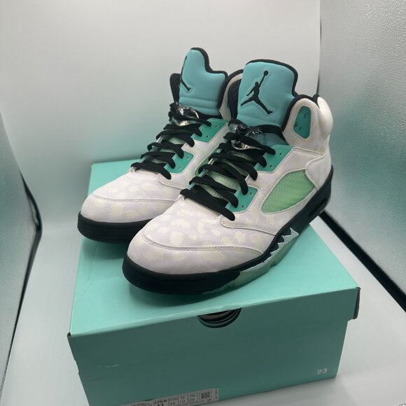Jordan 5 Retro Island Green (2019) (size 11) - Picture 2 of 10
